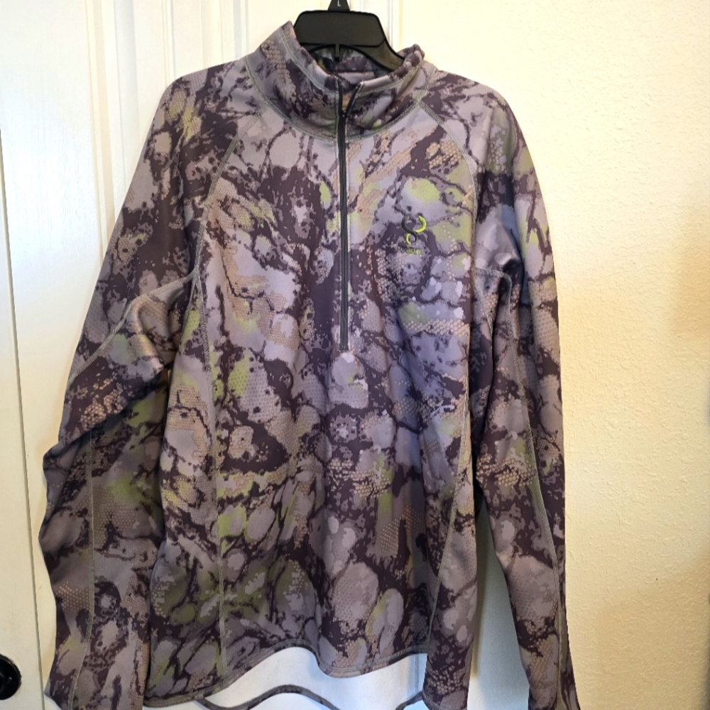 Camo quarter zip